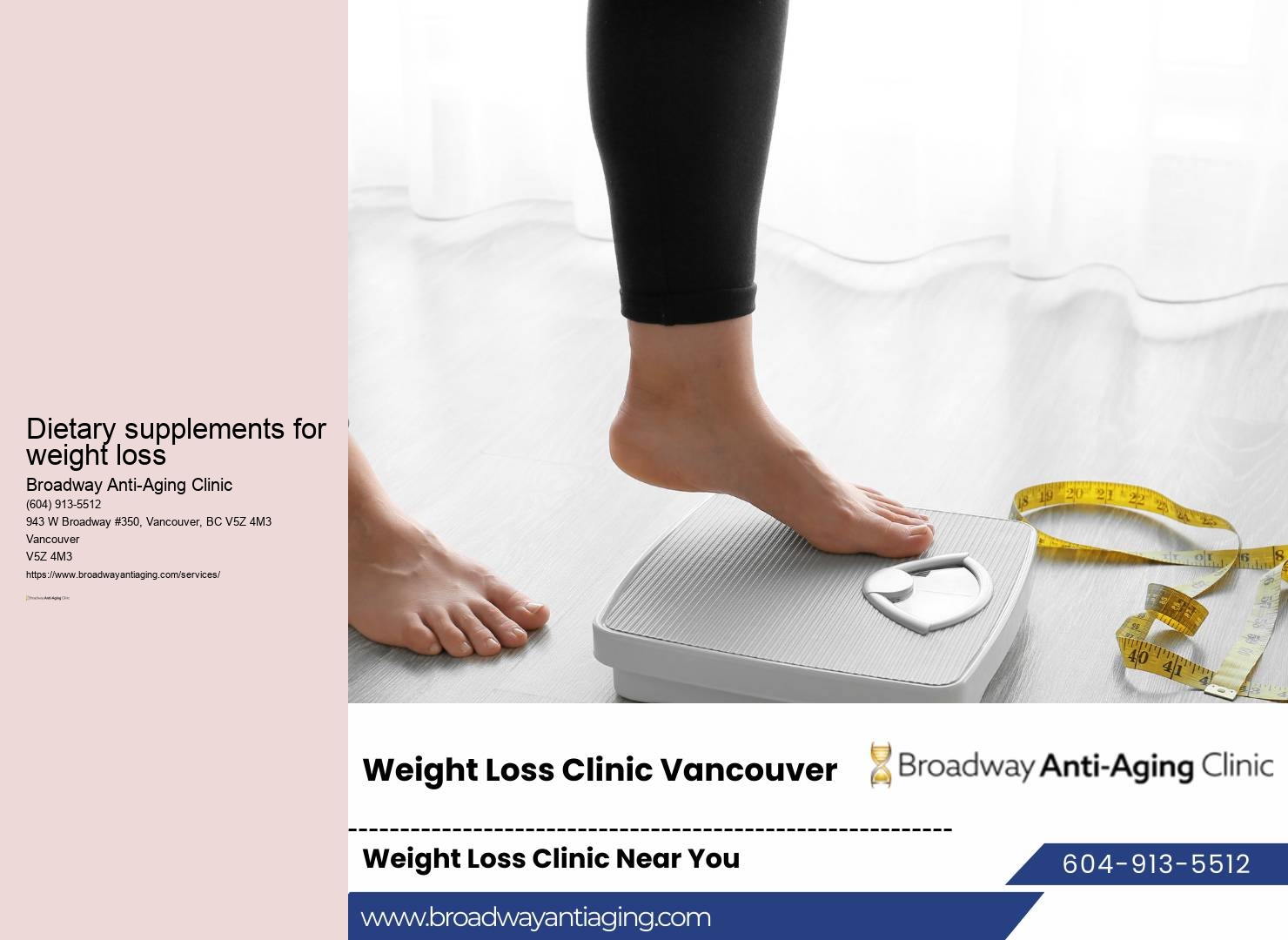 Dietary supplements for weight loss
