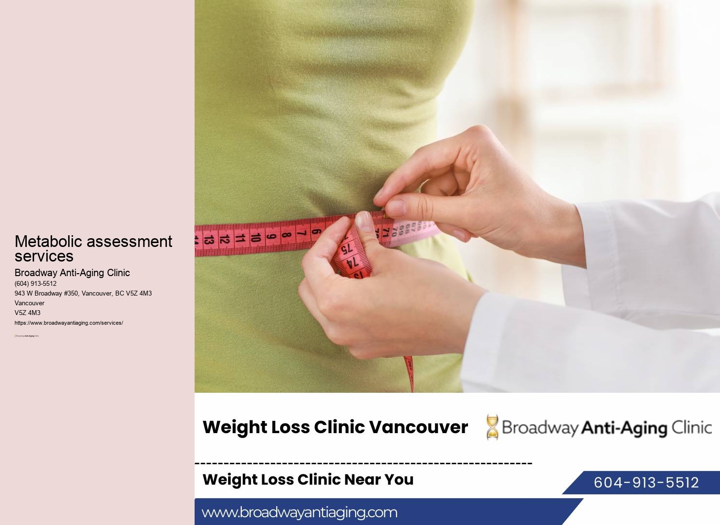 Tailored Weight Loss Programs Vancouver BC