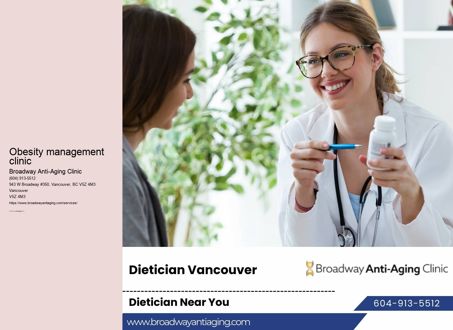 Vancouver BC Weight Loss Treatment Plans