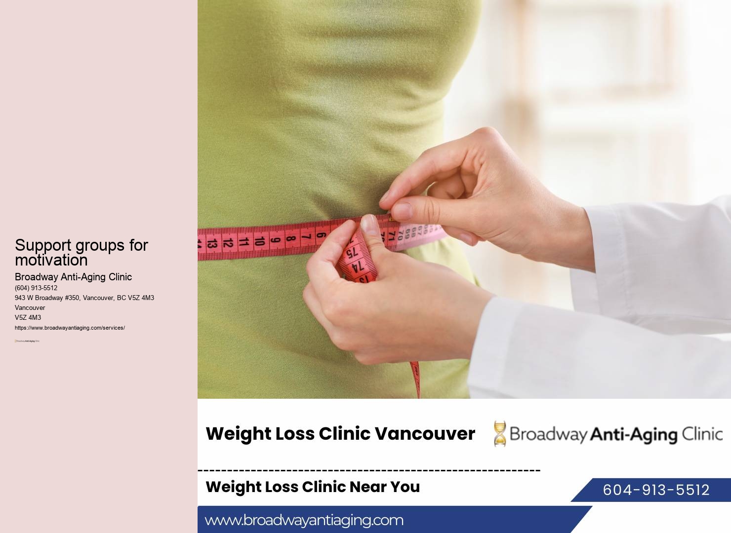 Customized Weight Management Plans Vancouver BC