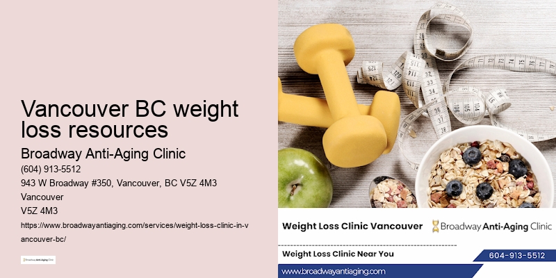 Online weight loss programs Vancouver BC weight loss resources BC