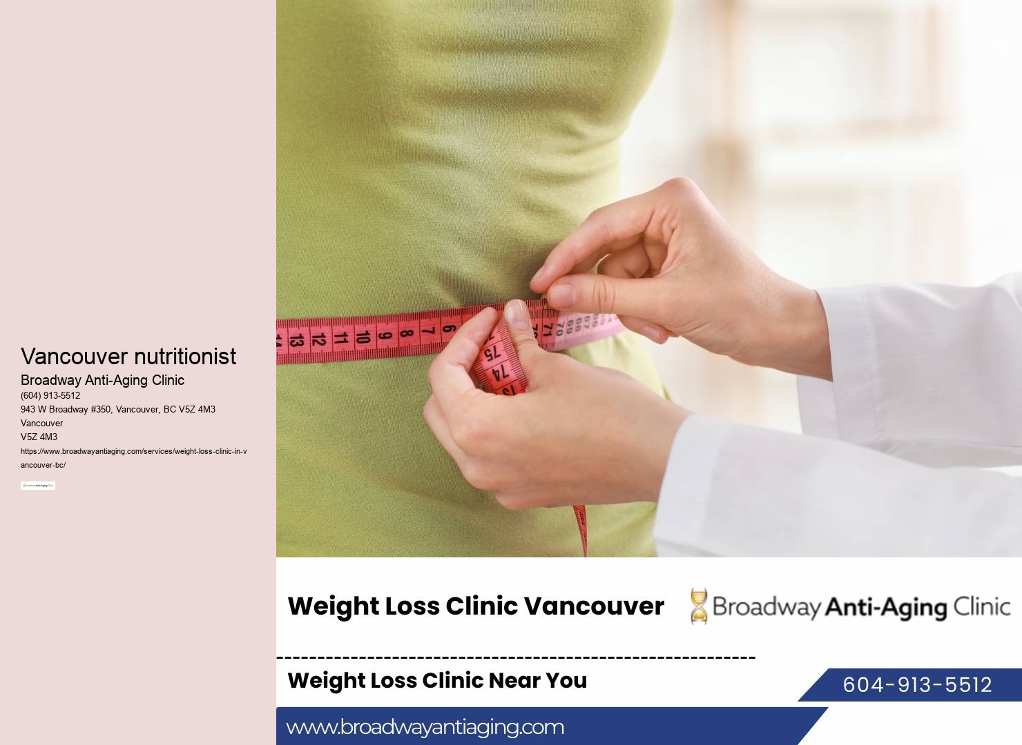 Top-rated weight loss clinic in Vancouver