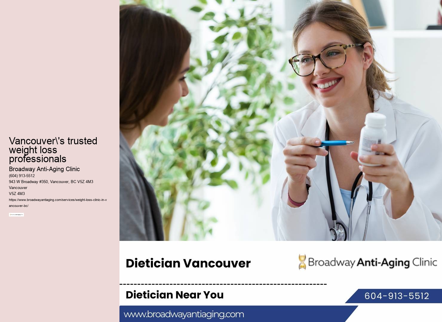 Vancouver BC weight loss expert