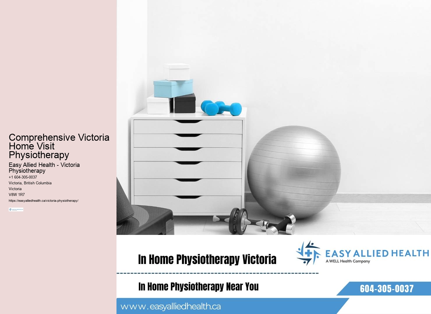 Customized Personalized In-Home Physiotherapy Plans