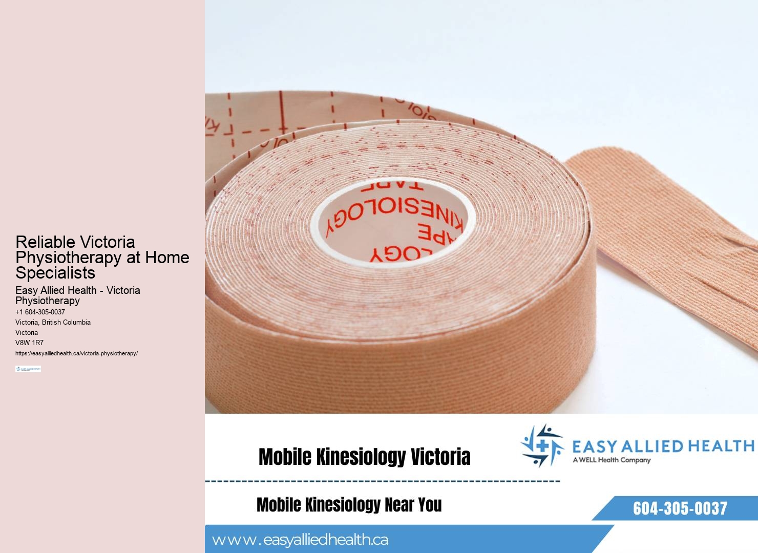 Victoria in-home physiotherapy assessment