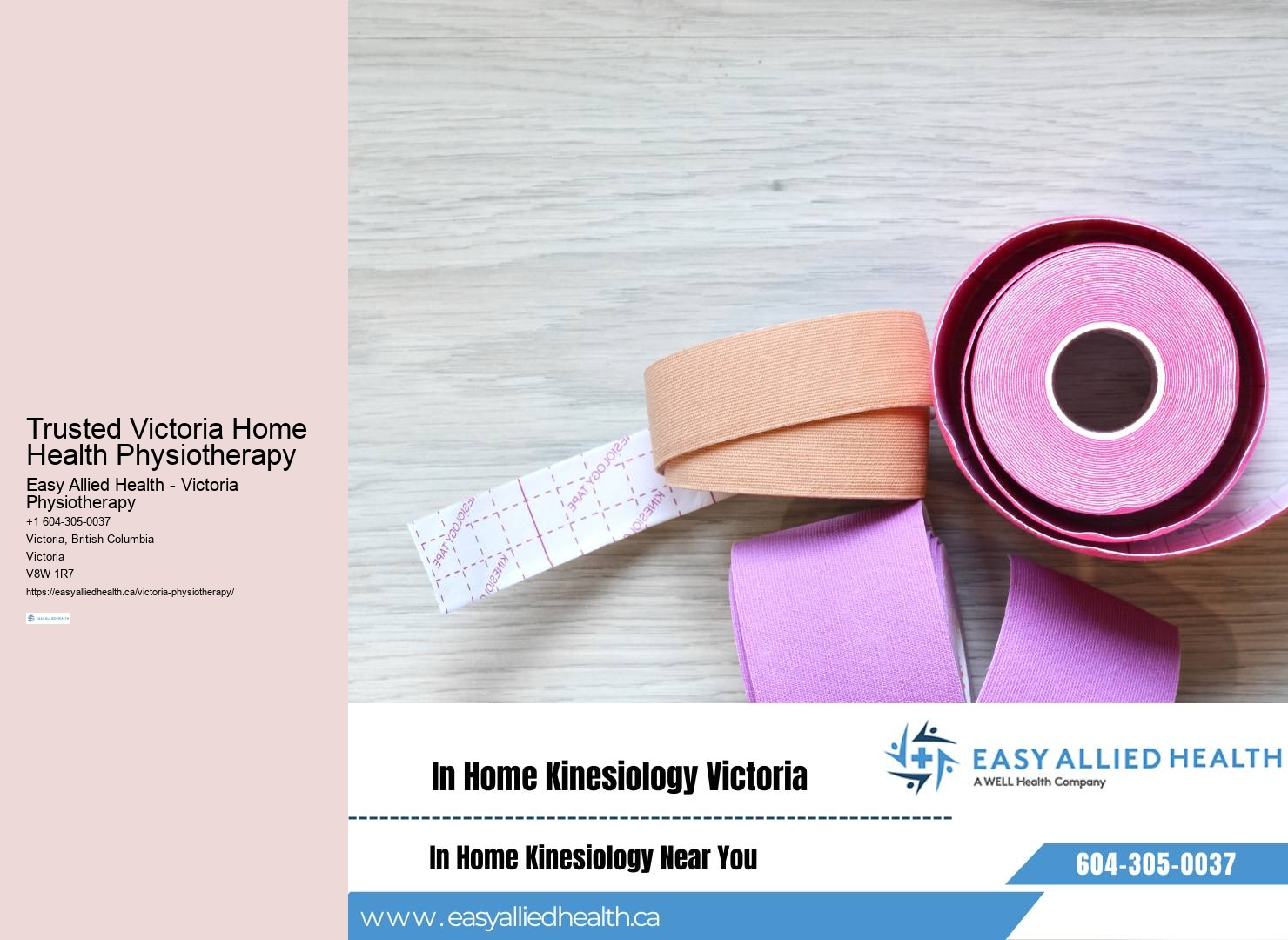 Victoria Mobile Physiotherapist: Your Dedicated Partner in Health