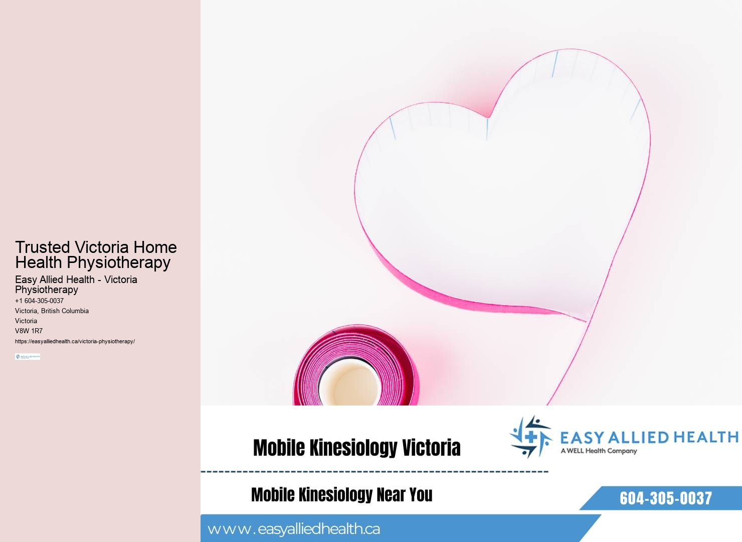 Victoria Mobile Physiotherapist: Your Trusted Healing Partner