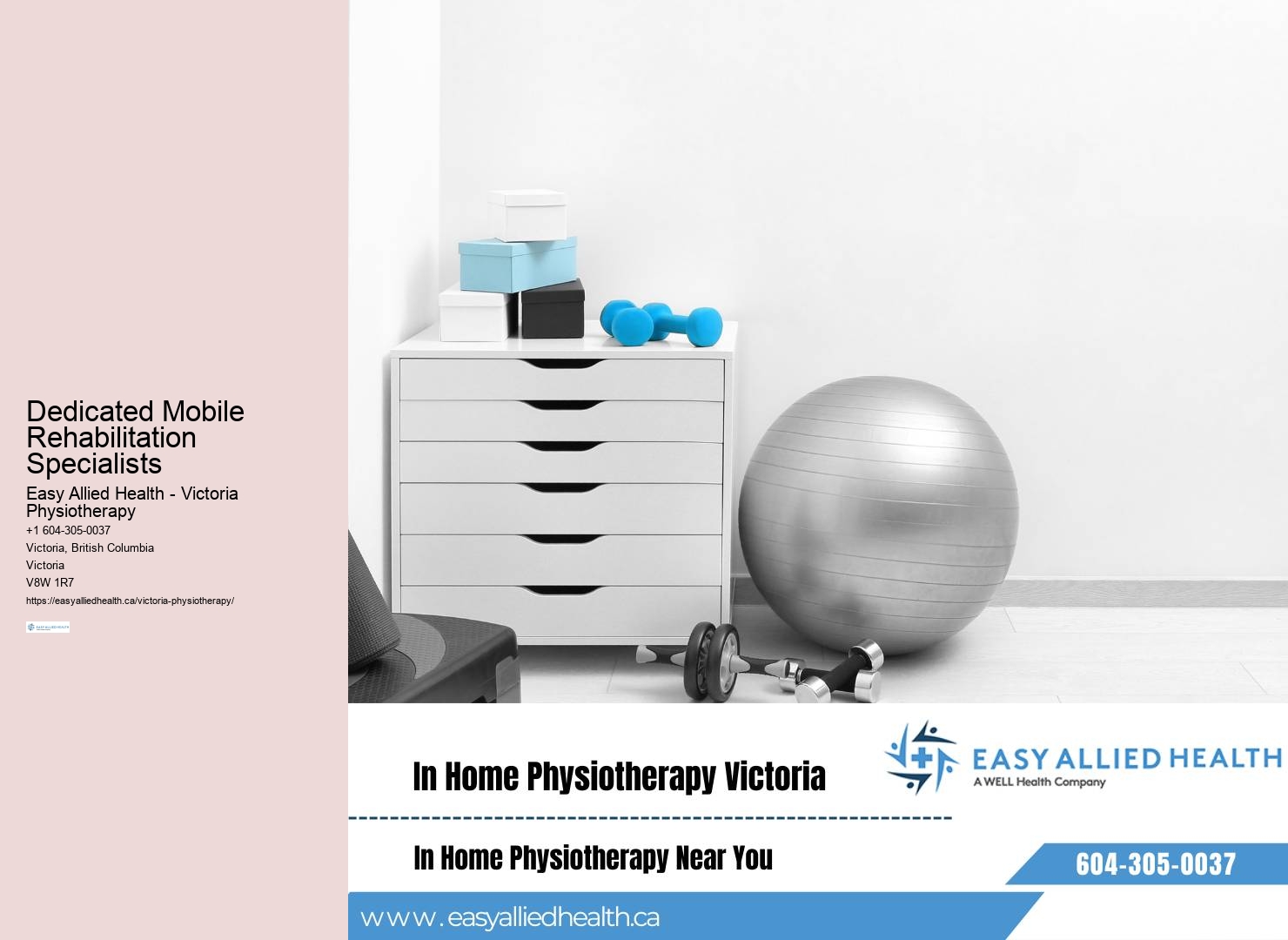 Victoria Home Health Physiotherapy: Your Health, Our Commitment