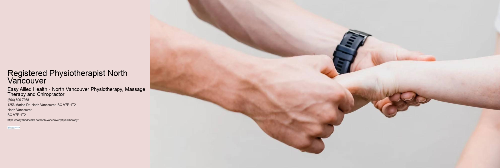 Registered Physiotherapist North Vancouver