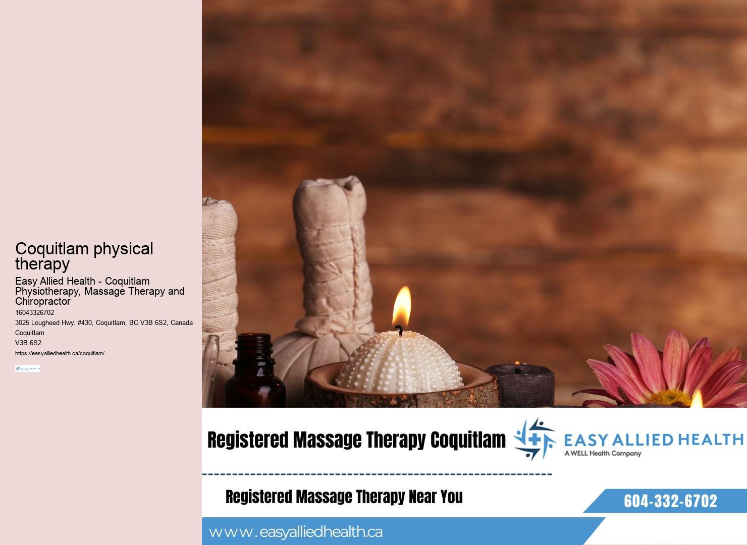 Quick fixes physiotherapy Coquitlam