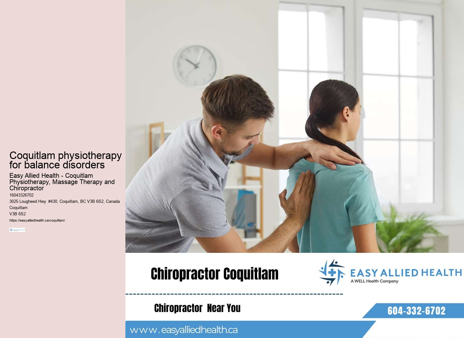 Pediatric rehabilitation services Coquitlam