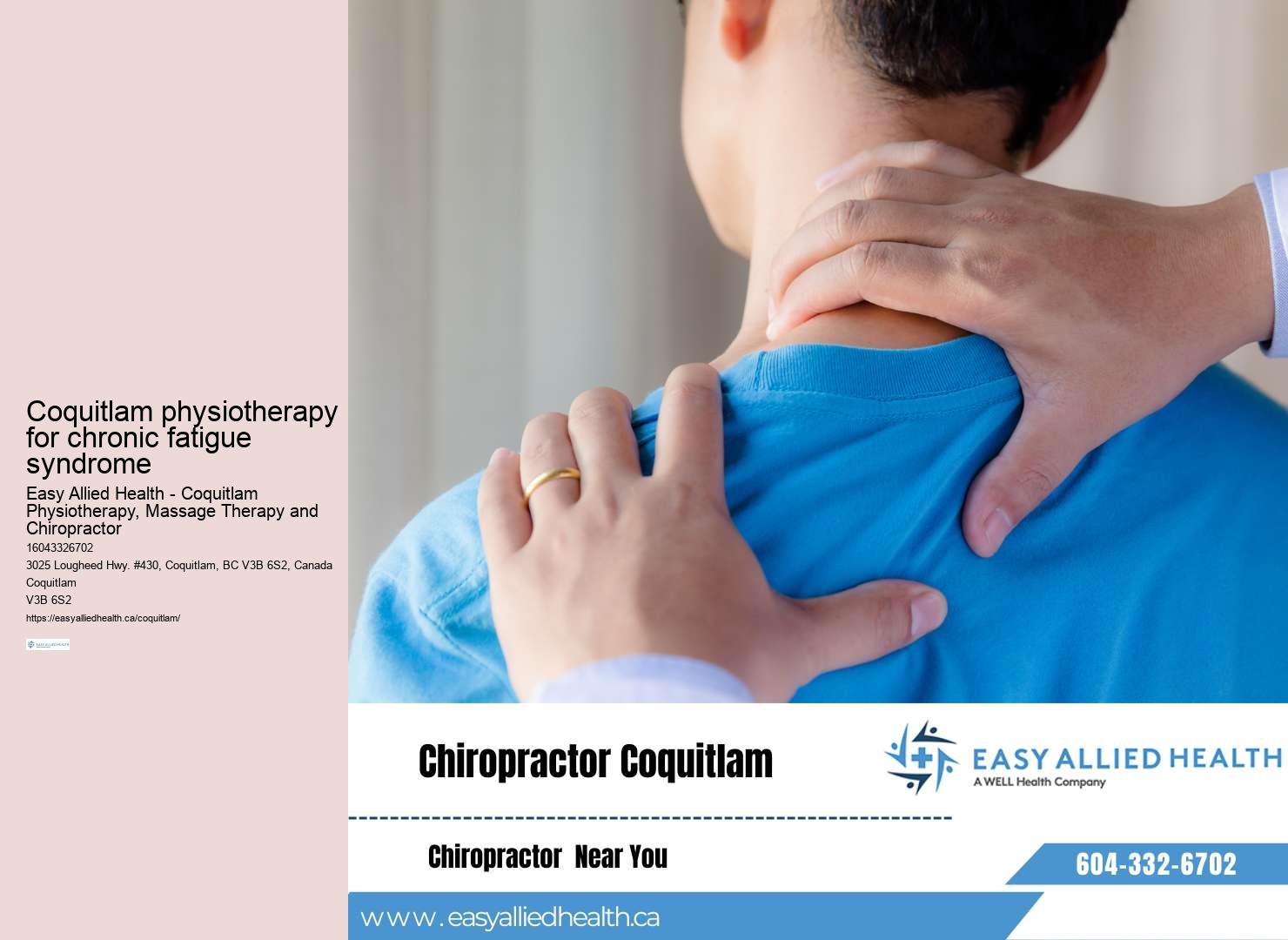 Professional injury rehab Coquitlam
