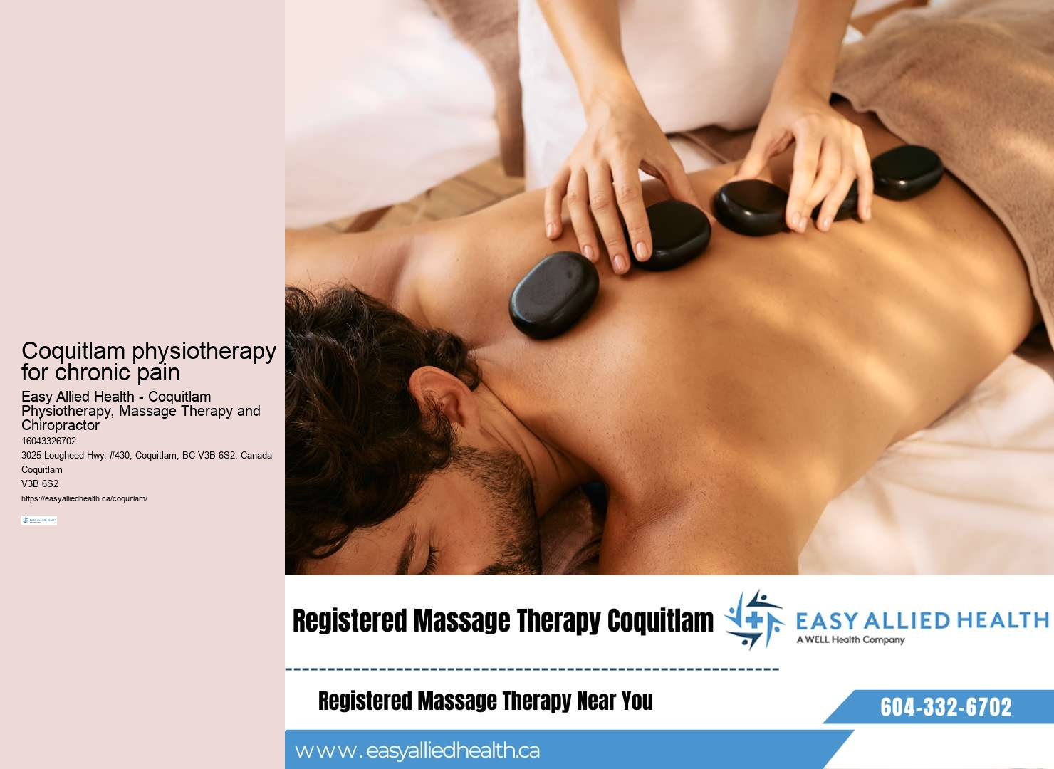 Accredited rehabilitation clinics Coquitlam