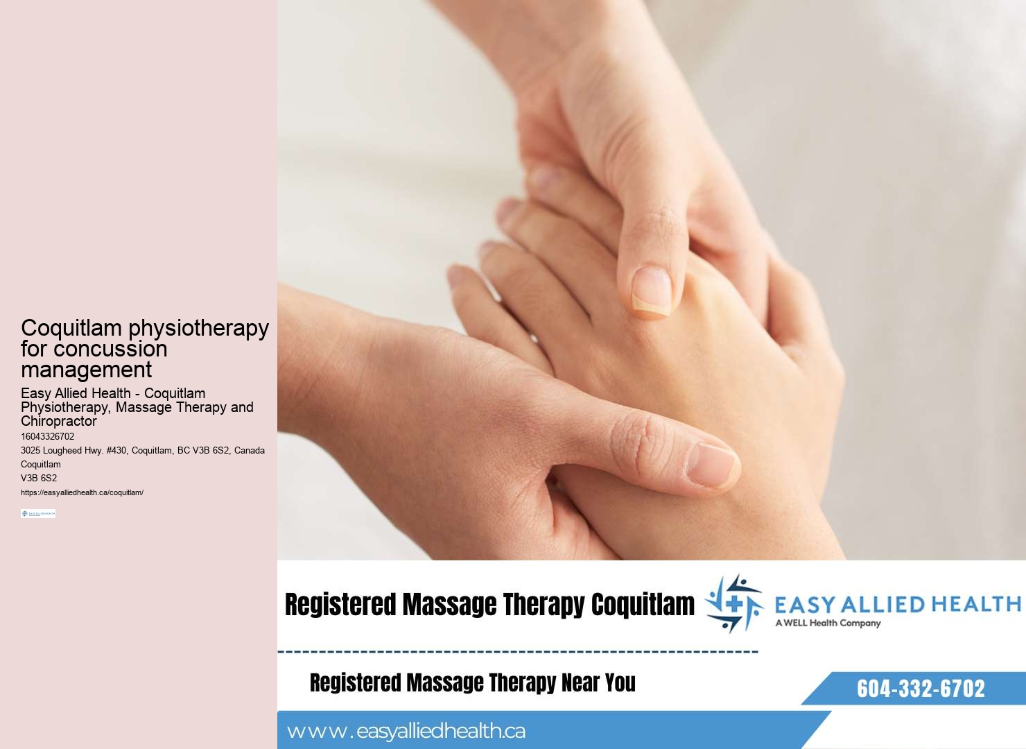 Coquitlam physiotherapy for degenerative conditions