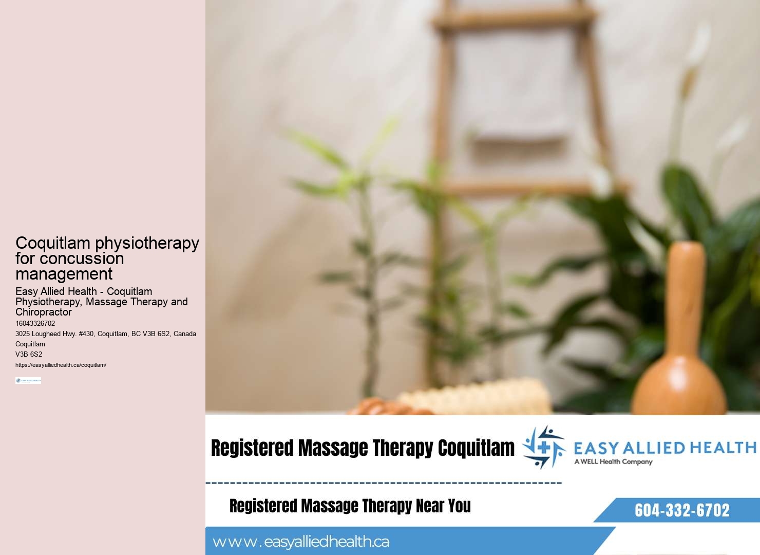 Sports physiotherapy Coquitlam