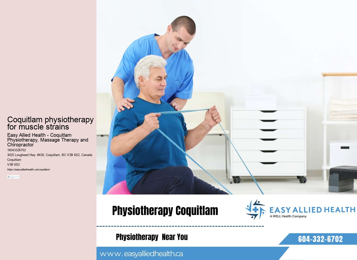 Coquitlam physiotherapy for workplace injuries
