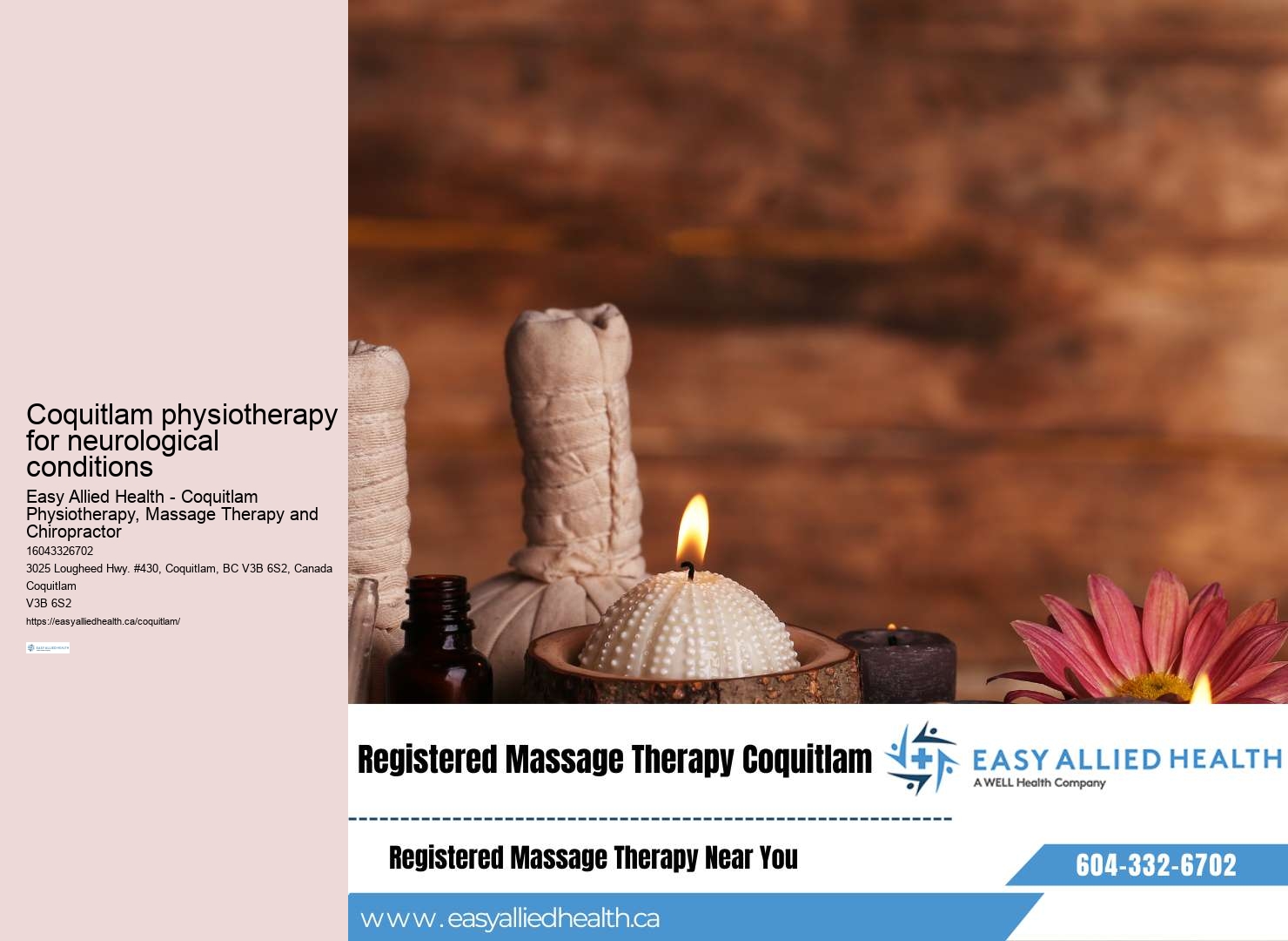 Injury rehabilitation Coquitlam