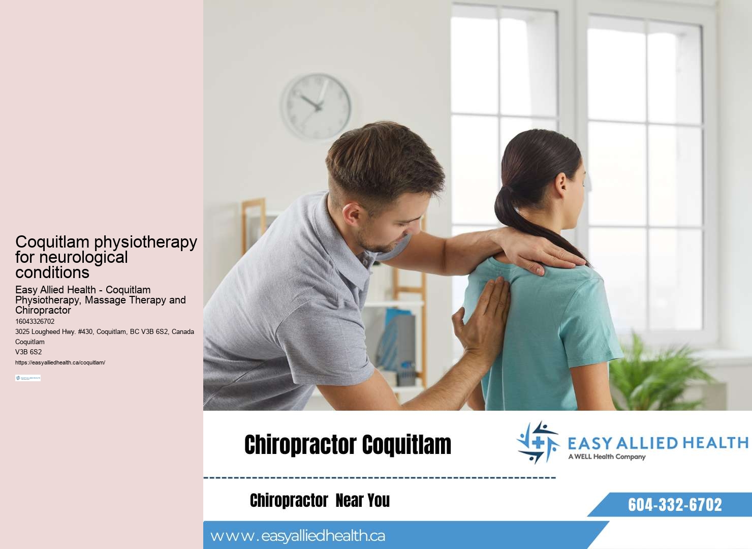 Coquitlam physiotherapy for muscle strains