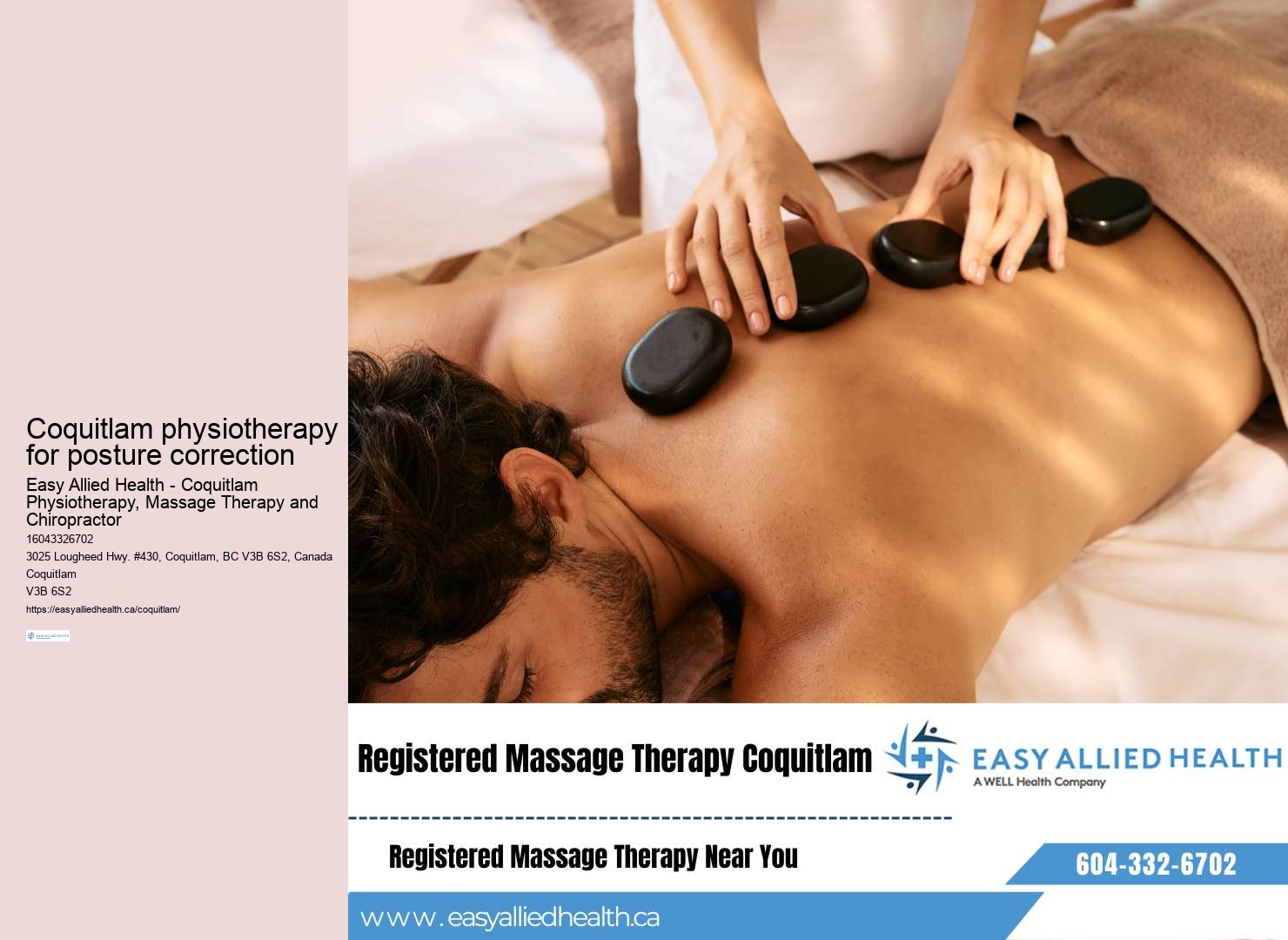 Leading physiotherapist in Coquitlam
