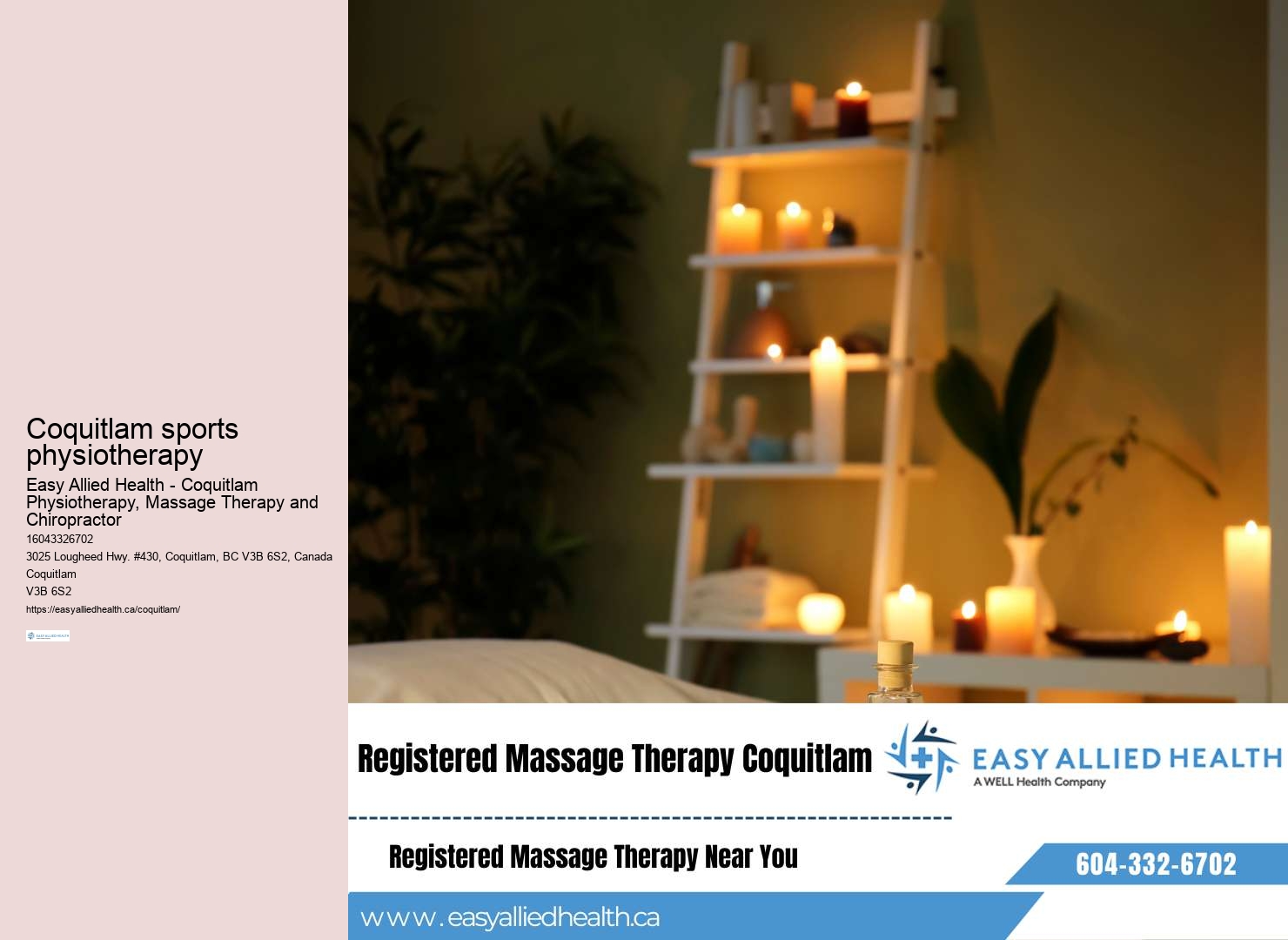 Coquitlam physiotherapy for therapeutic exercise