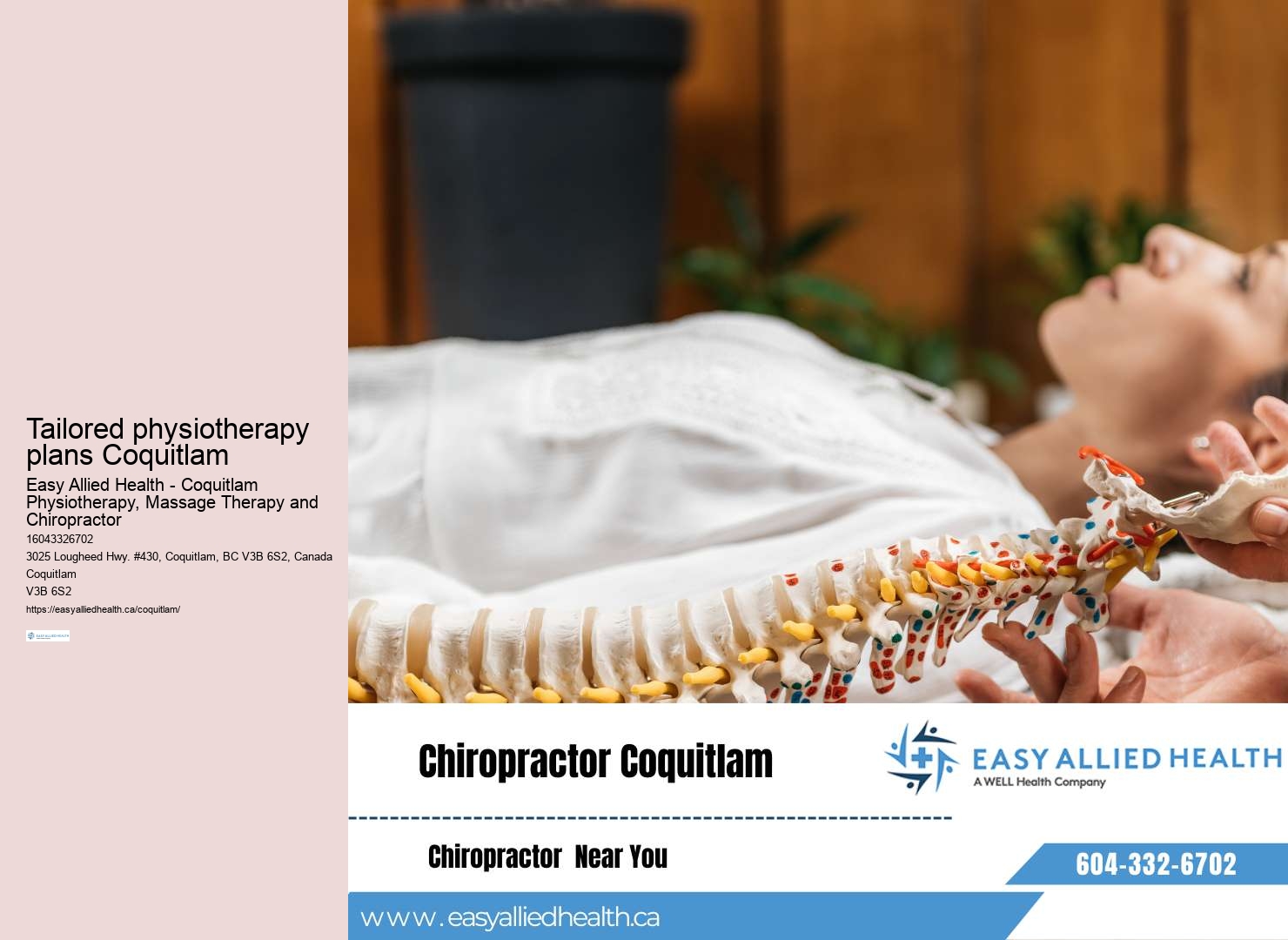 Physiotherapy treatment Coquitlam