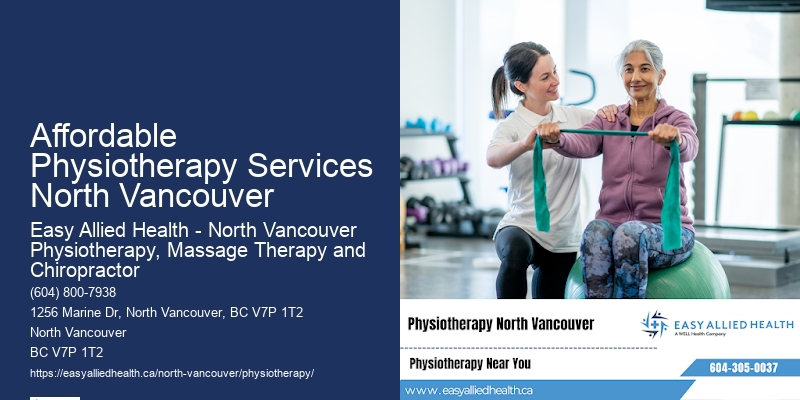 Physiotherapy Consultation Affordable Physiotherapy Services North Vancouver