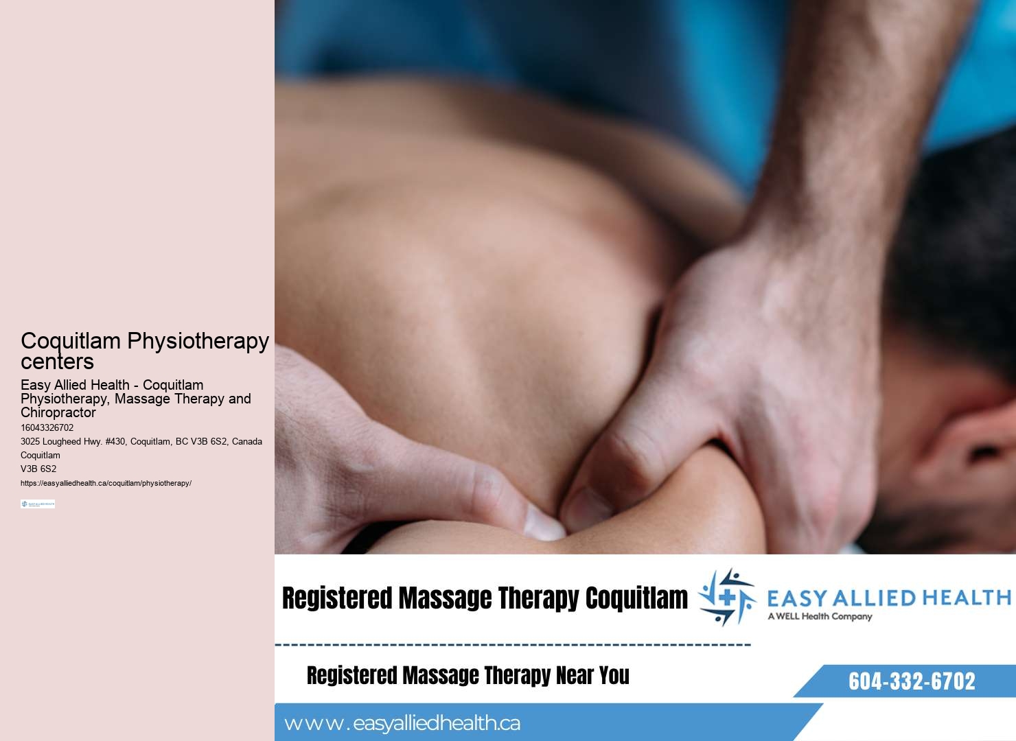 Coquitlam Physiotherapy evaluations