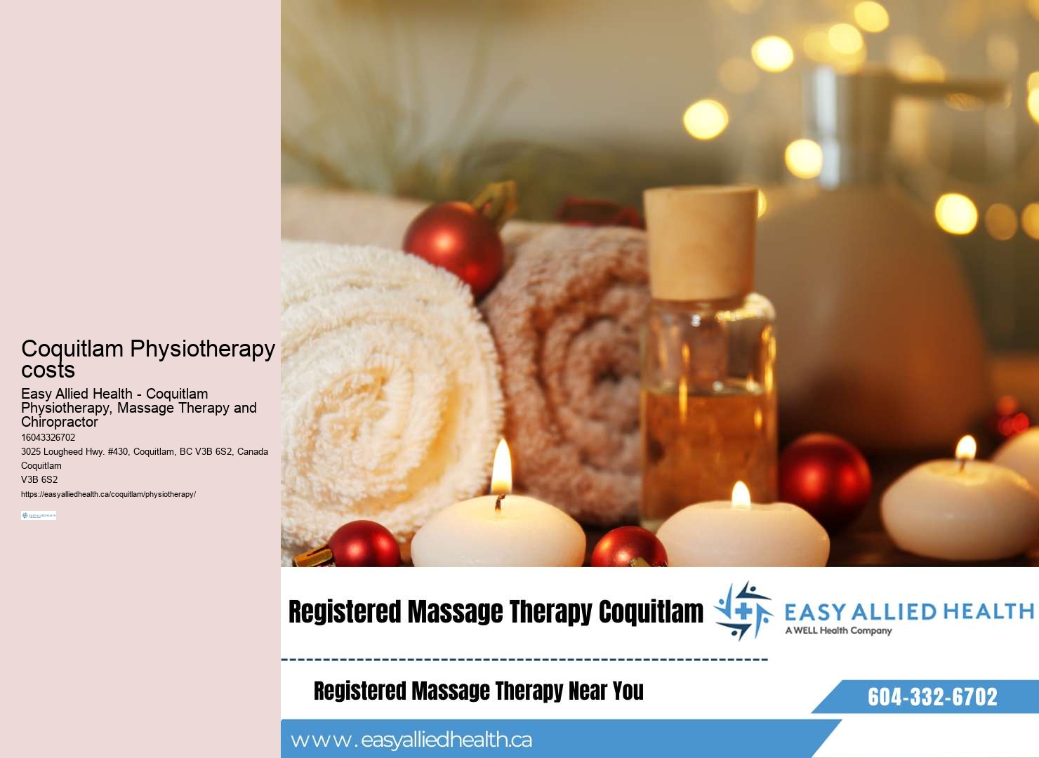 Coquitlam Physiotherapy online consultations