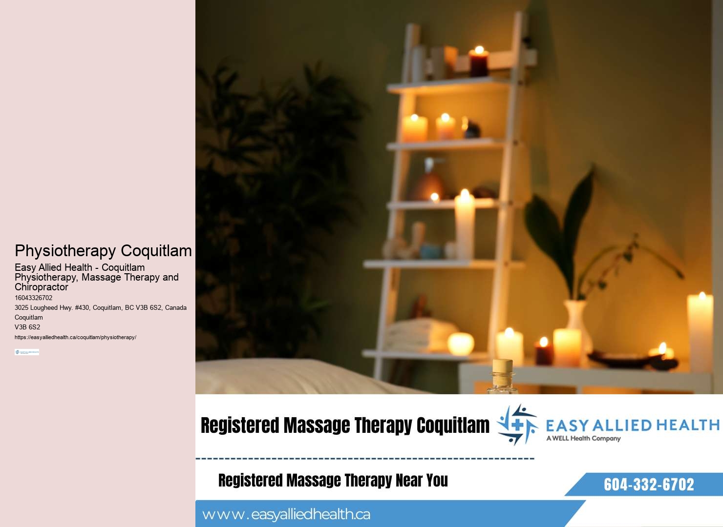 Coquitlam Physiotherapy expert recommendations