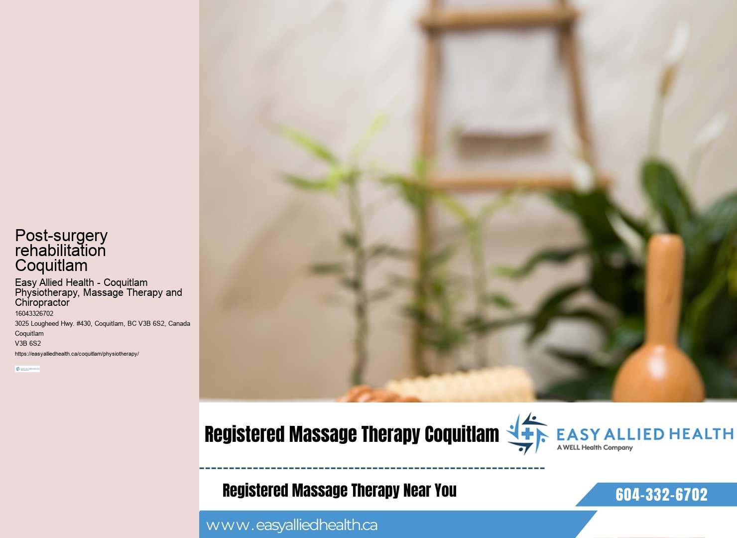 Coquitlam Neck Pain Therapy