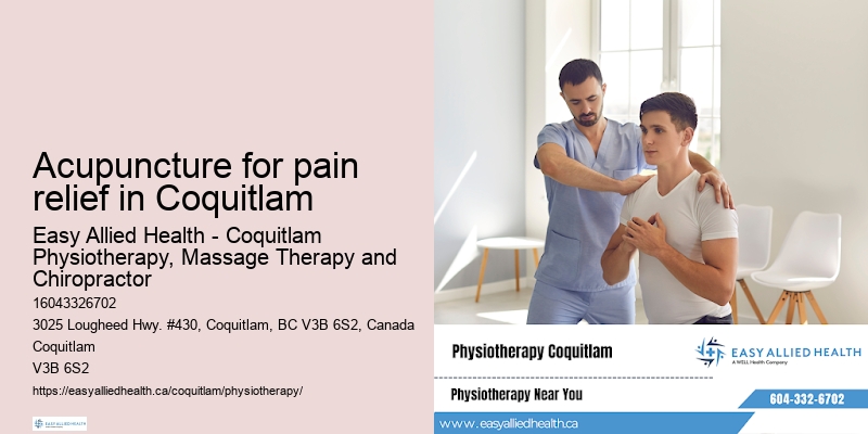 Acupuncture for pain relief in Coquitlam
