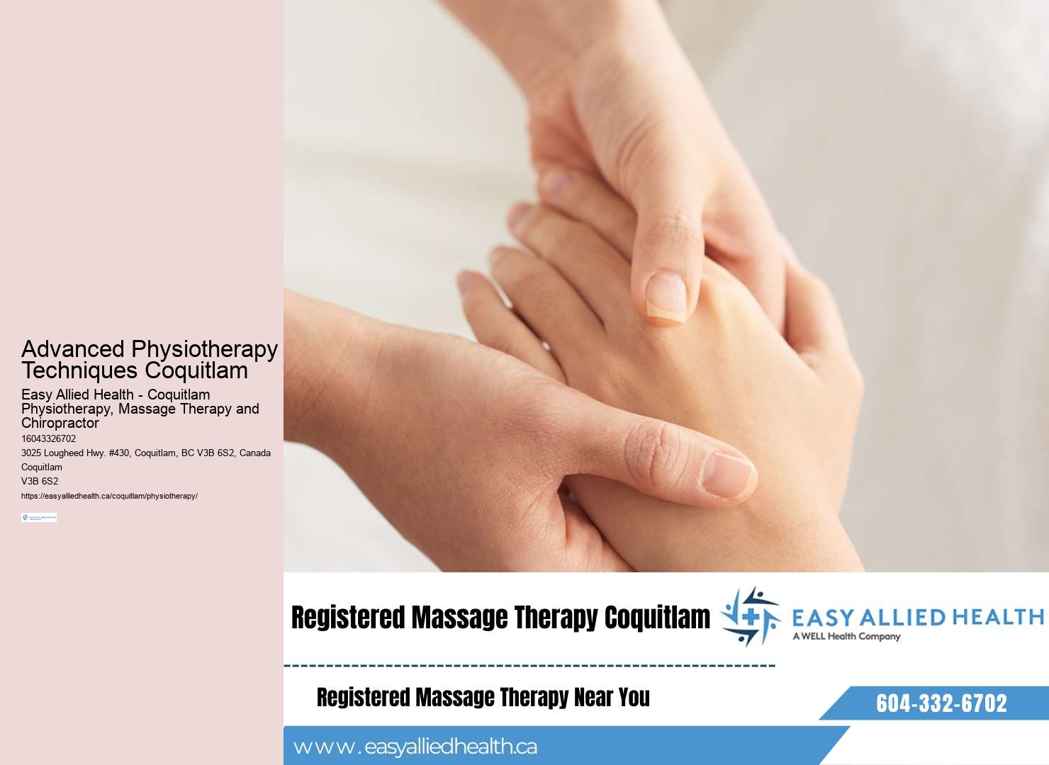 Injury recovery program in Coquitlam