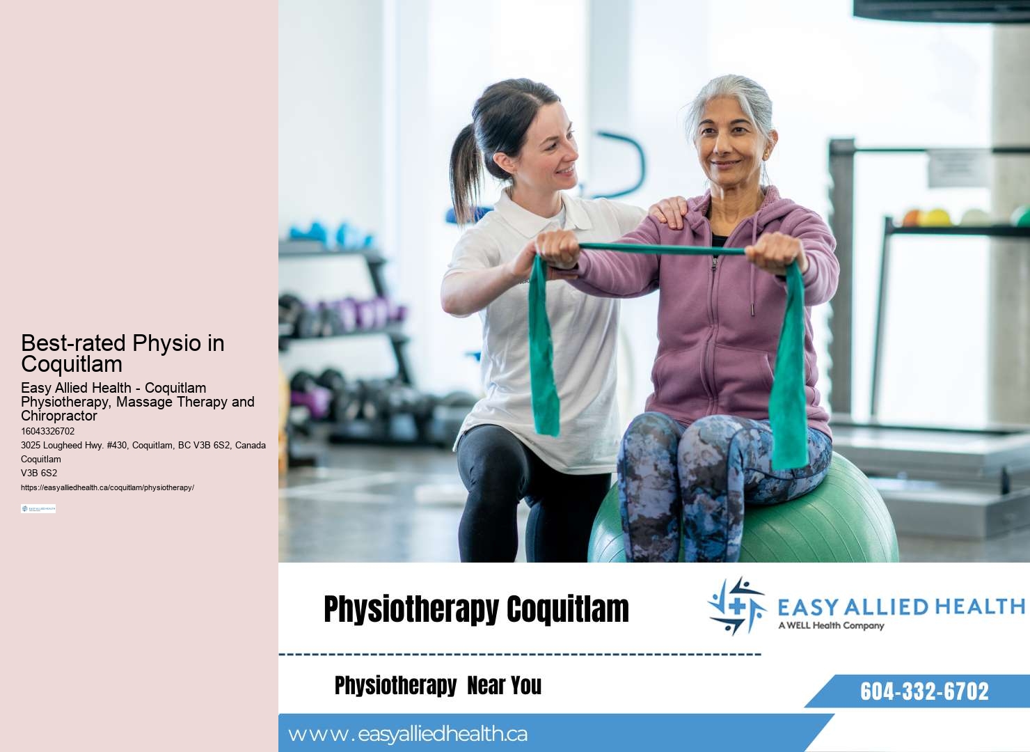 Trusted Coquitlam physiotherapy services