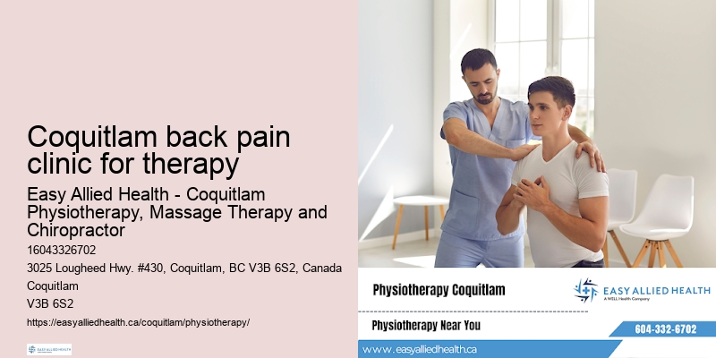 Coquitlam back pain clinic for therapy