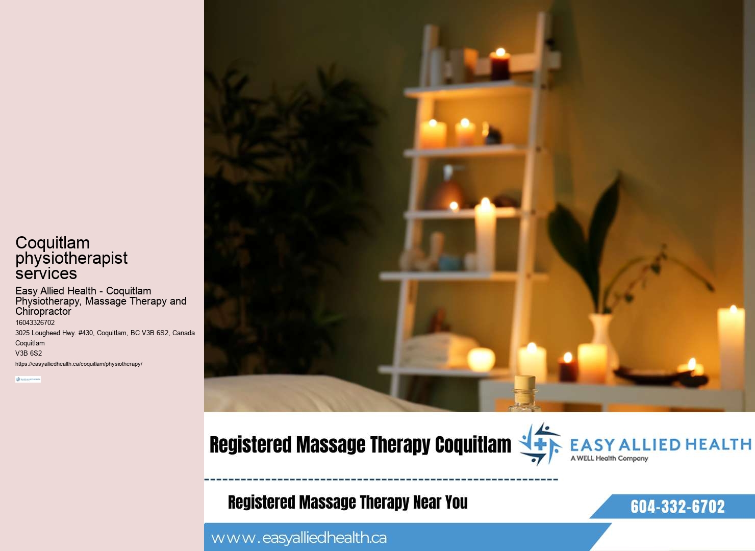 Leading Coquitlam physiotherapy specialists