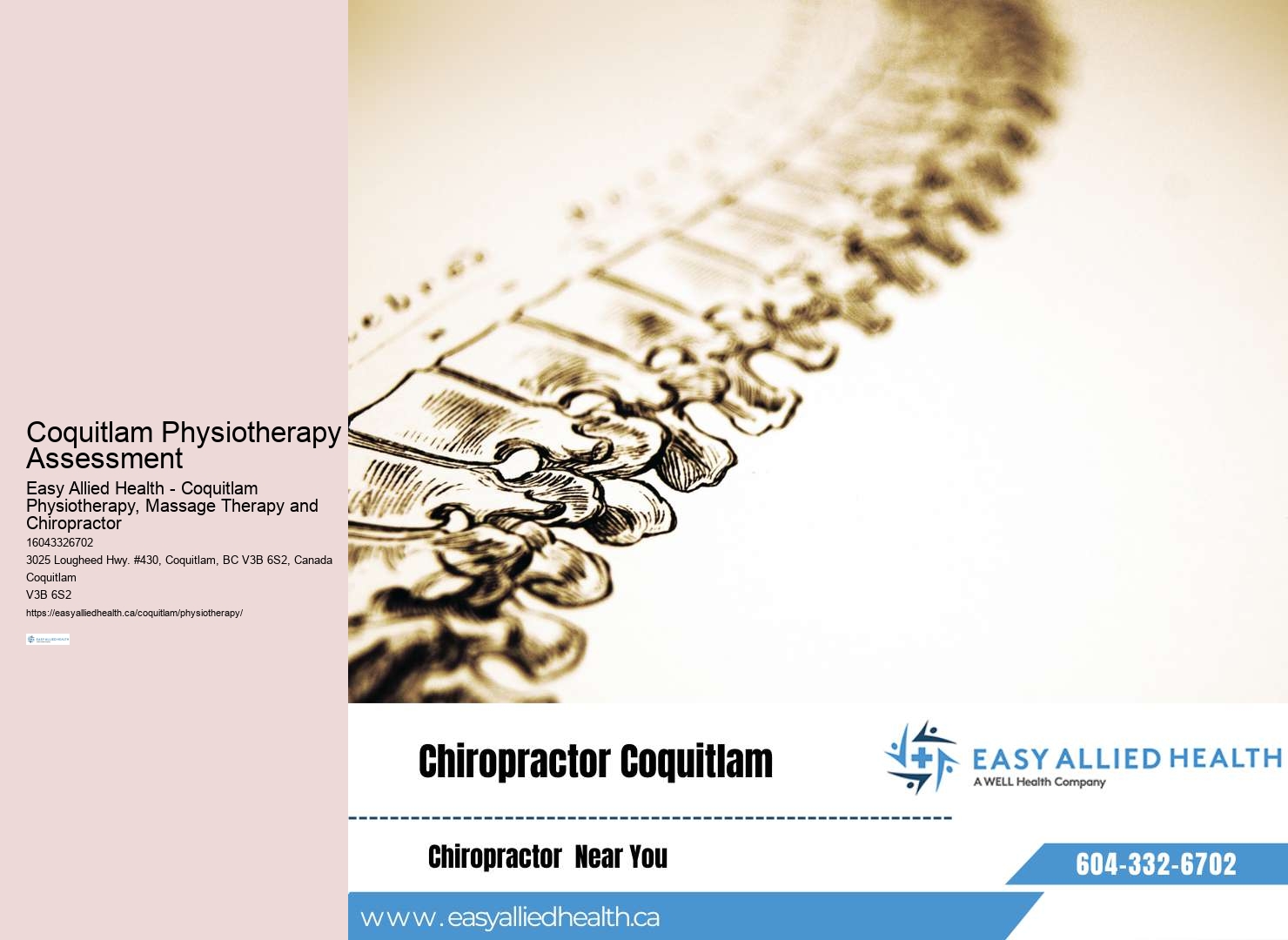 Premier physiotherapy clinic Coquitlam