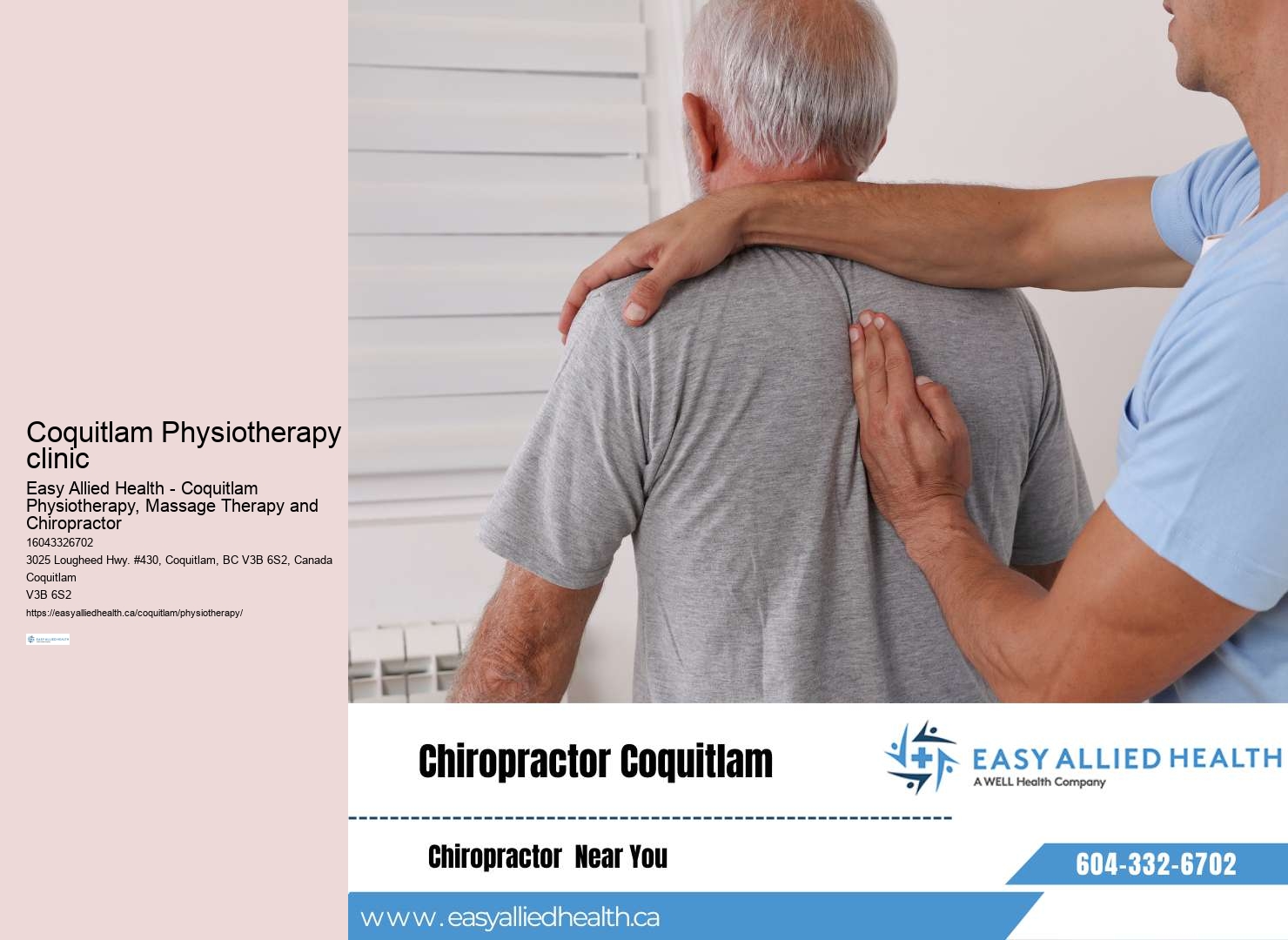 Thorough physiotherapy assessments and evaluations Coquitlam BC