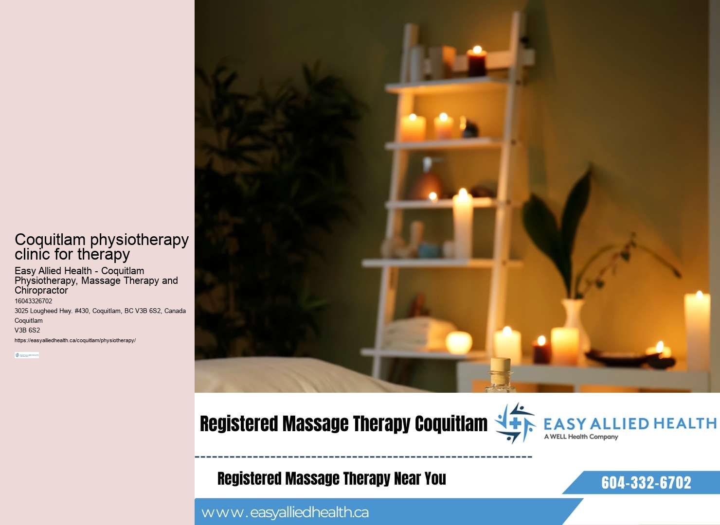 Specialized physiotherapy treatment in Coquitlam