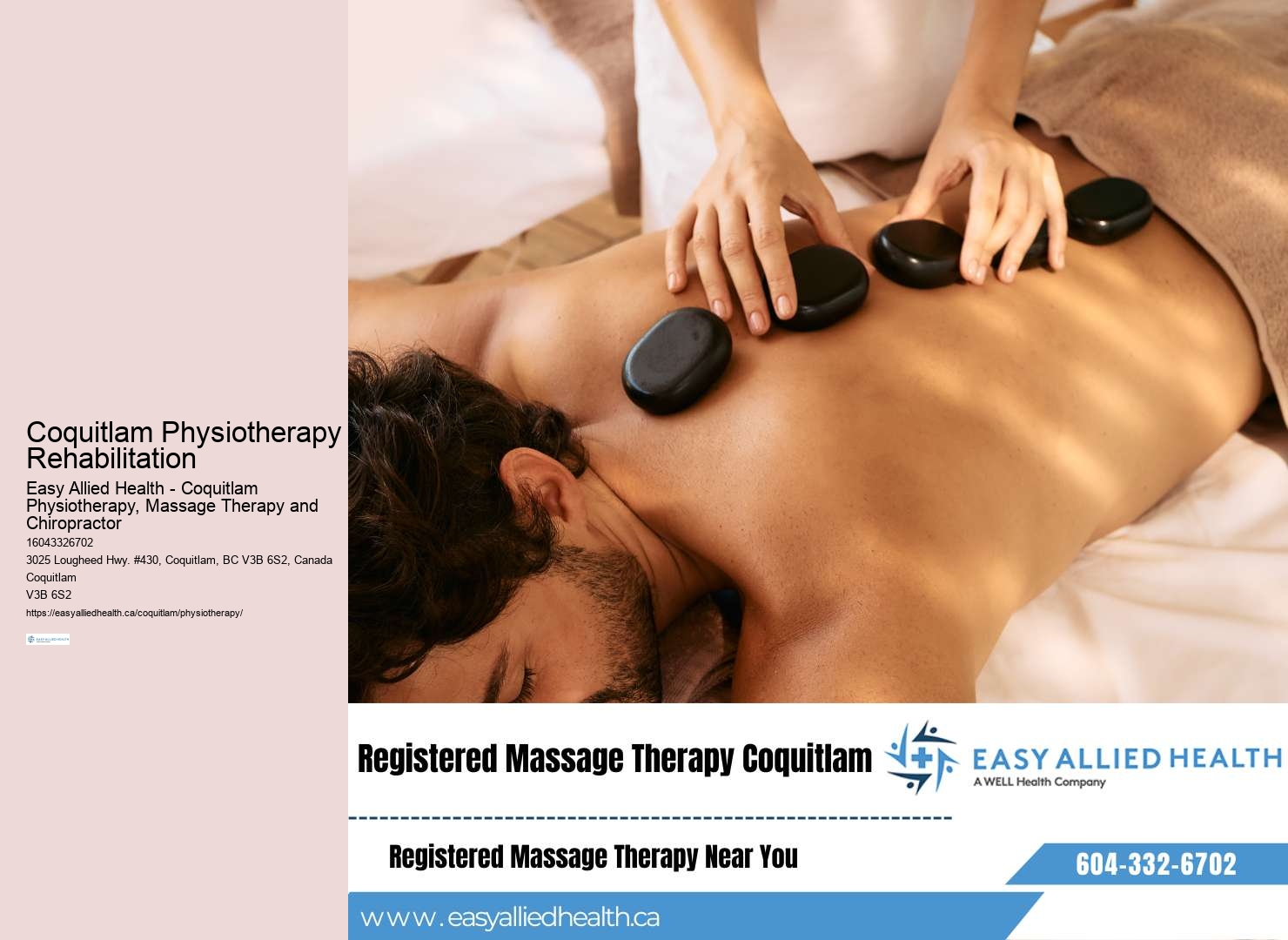 Expert physiotherapy in Coquitlam BC