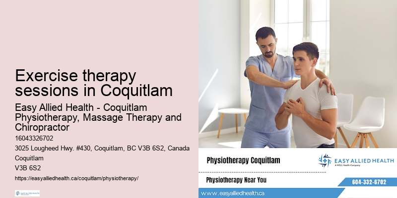 Exercise therapy sessions in Coquitlam