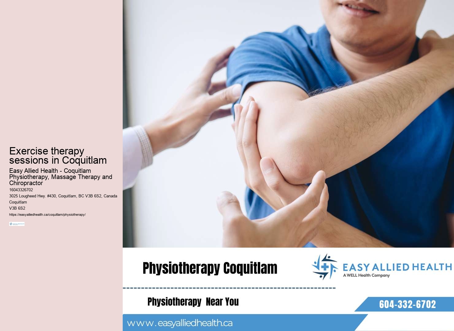 Effective pain relief treatments Coquitlam