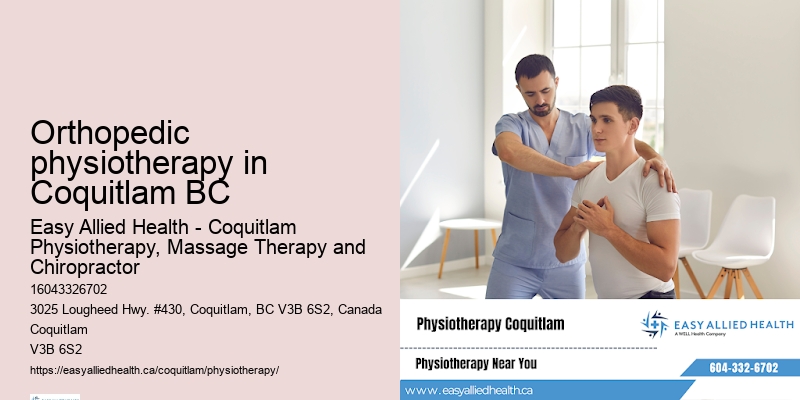 Orthopedic physiotherapy in Coquitlam BC