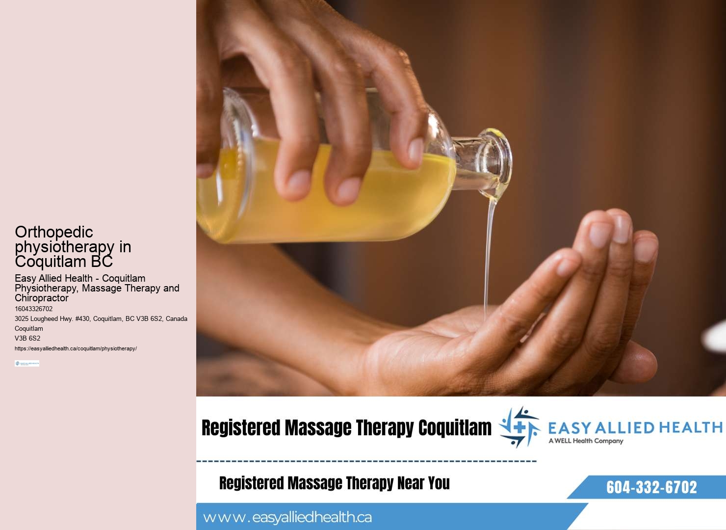 Coquitlam Physiotherapy center