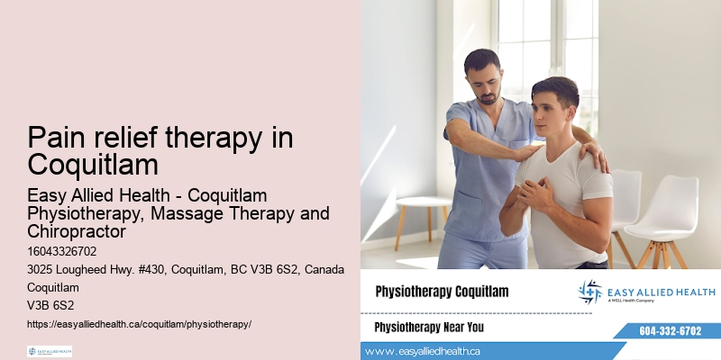 Pain relief therapy in Coquitlam
