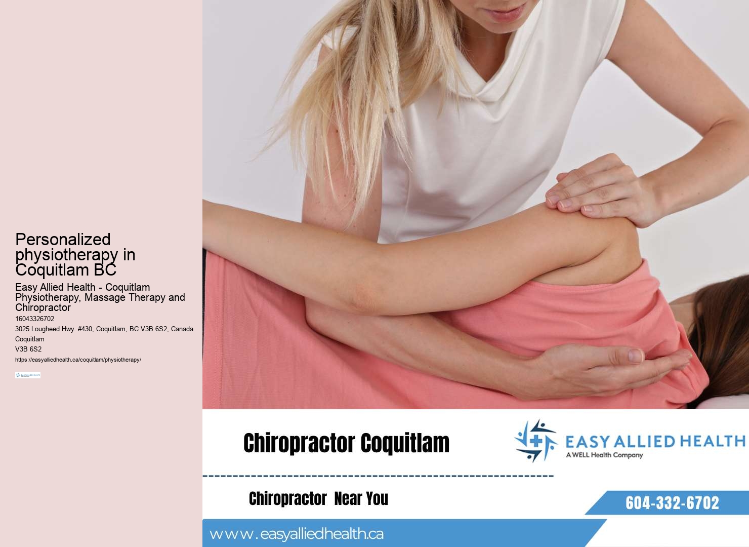 Premier physio clinic Coquitlam