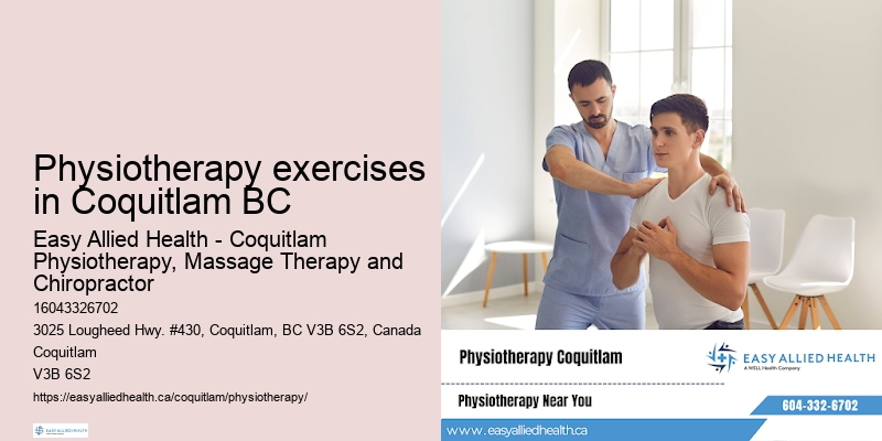Physiotherapy exercises in Coquitlam BC