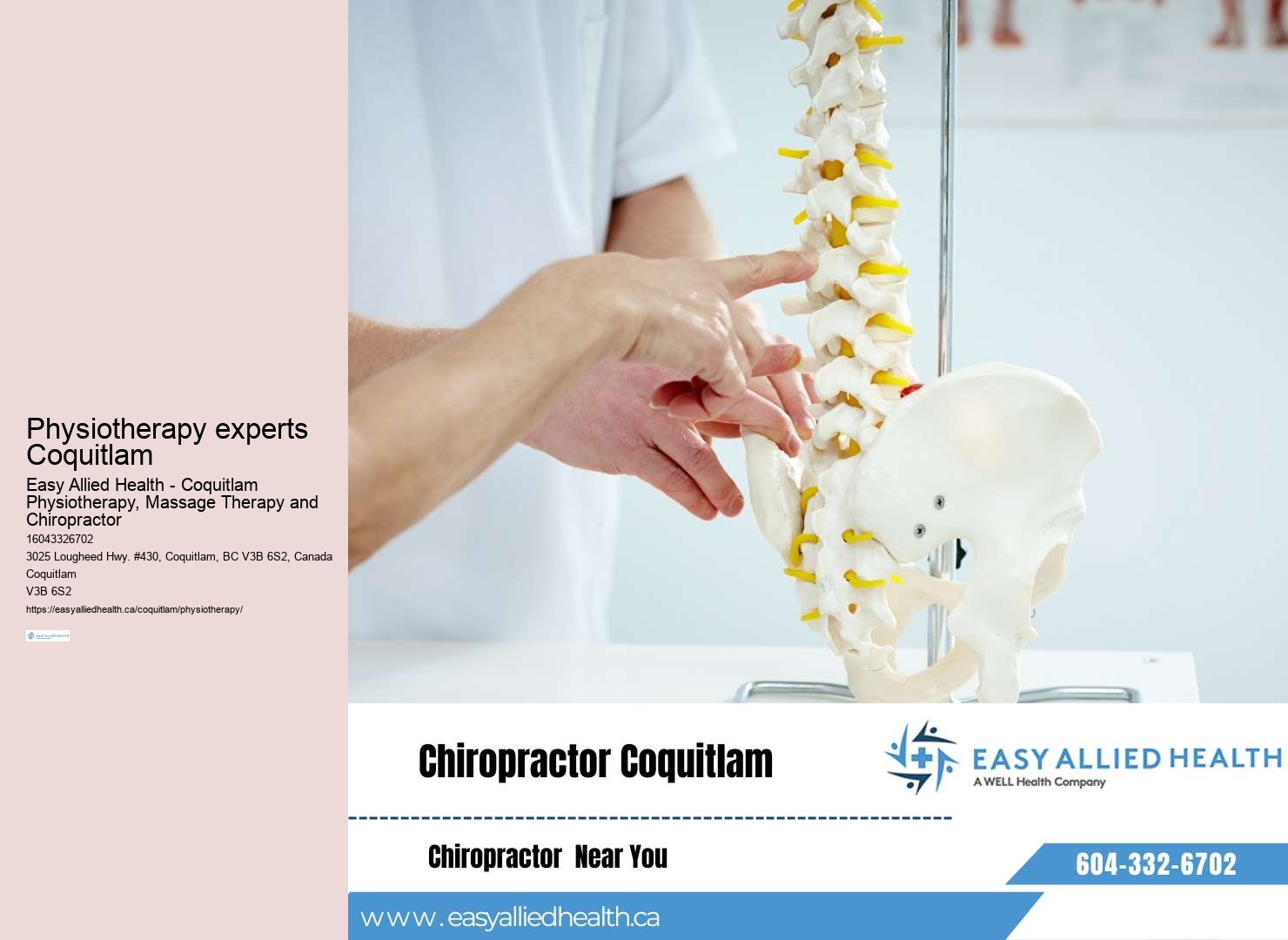 Trusted Coquitlam physiotherapy office