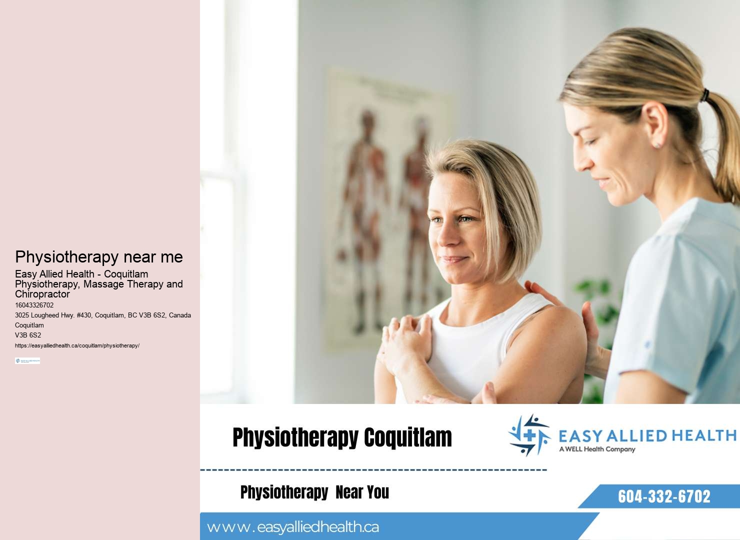Coquitlam's leading physiotherapy specialists