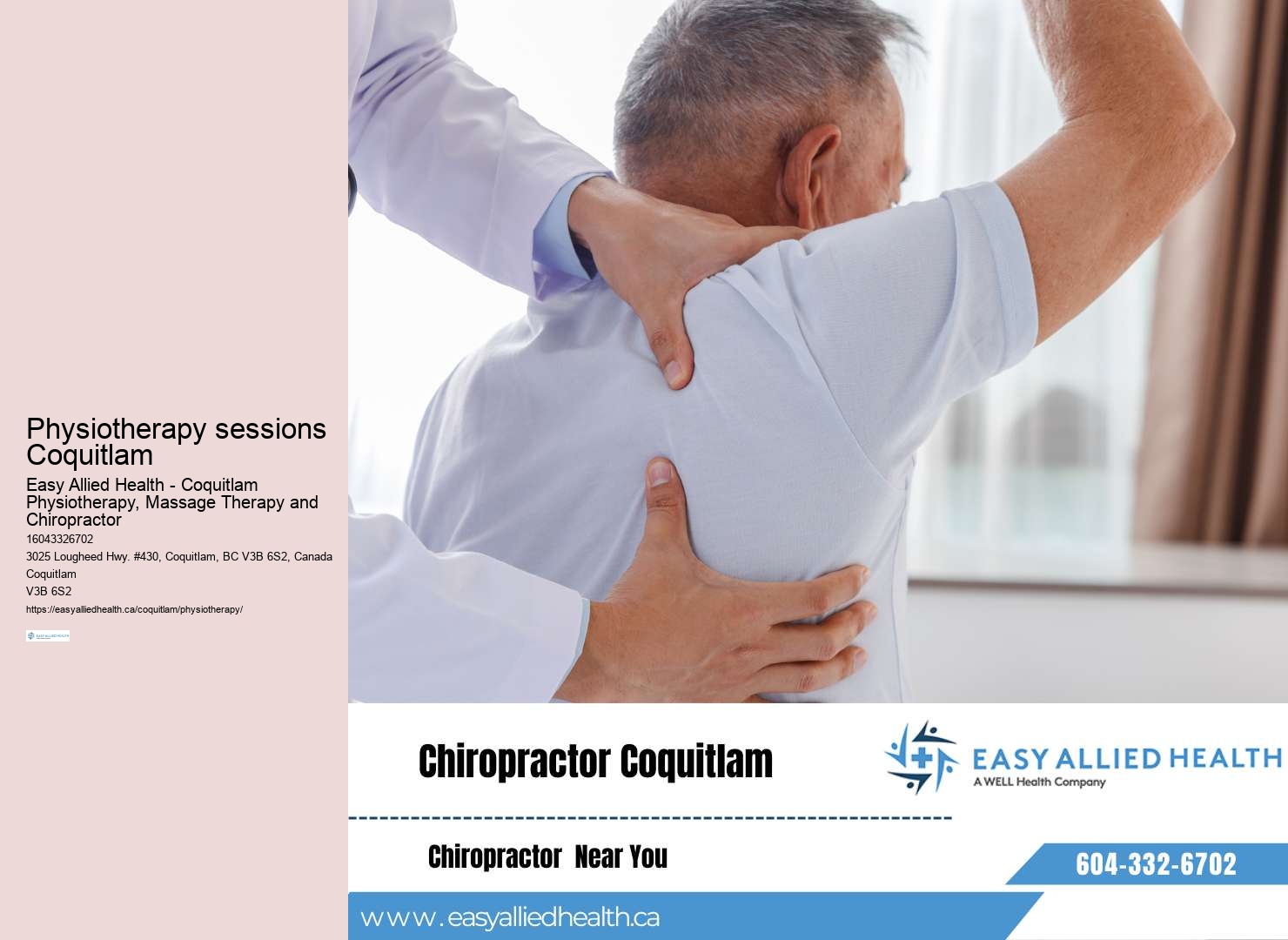 Expert physiotherapy care for sports injuries in Coquitlam