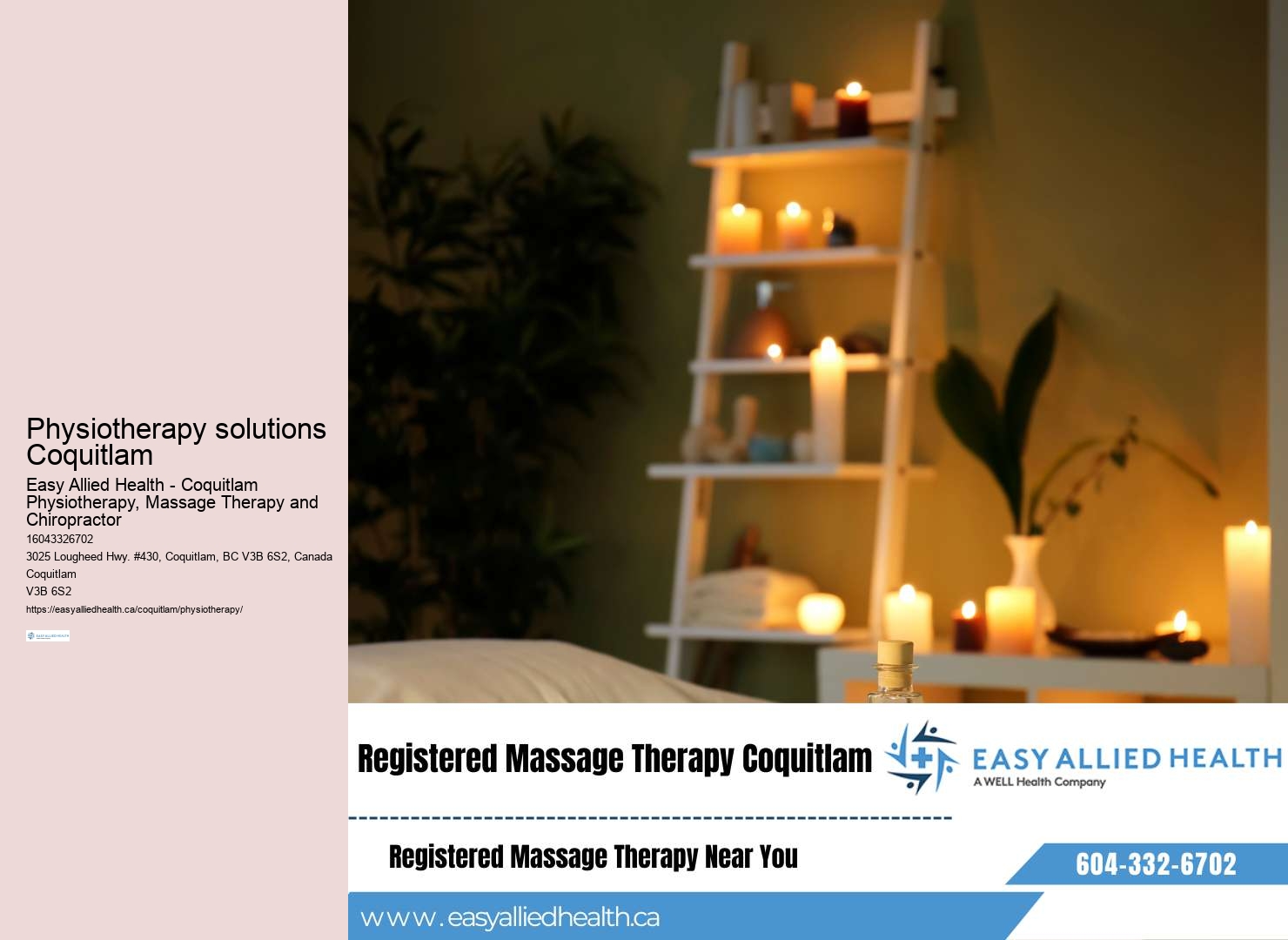 Experienced Coquitlam Physiotherapist